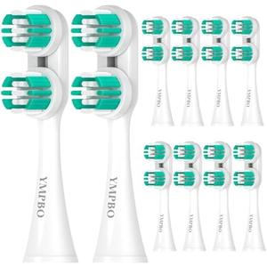 YMPBO Replacement Heads Compatible with Spinbrush PRO Clean/PRO+ Gum Health Powered Toothbrush, Brush Head Replacement Refill, 9 Pack