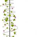 Trellis for Climbing Plants Outdoor, 73inch Tall Plants Trellis Support Metal Garden Trellis for Vegetables Flowers Plants Vine Support (1 pcs, Black)