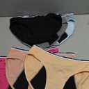 Boboking Teen Girl's Cotton Period Panties Big Girls Breathable Briefs Women Underwear (X-Large, Mixed Colora/5pack)