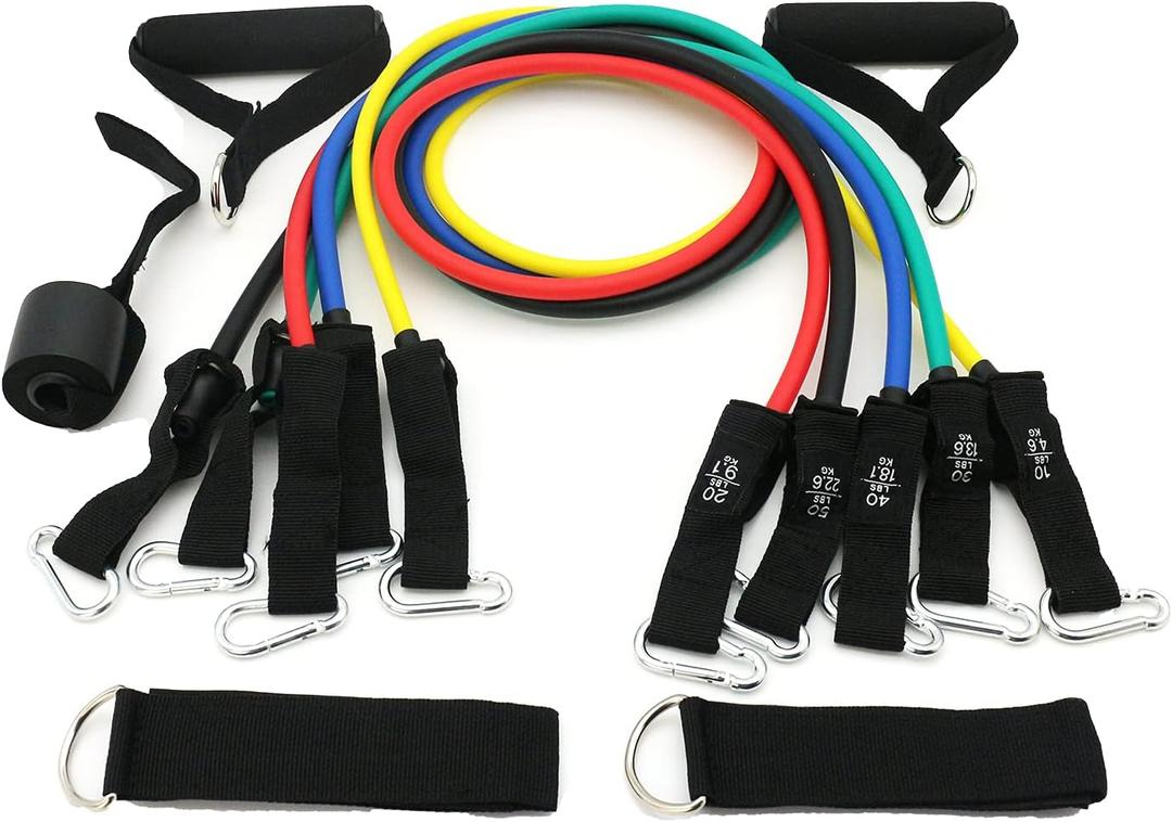 Multifunctional 11-Piece Set of Pull Rope Pull Belt with Elastic Rope Fitness Set