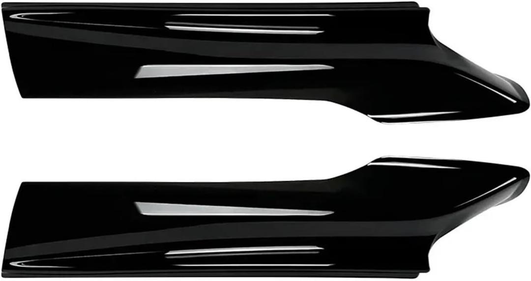 F10 F11 Front Bumper Lip Splitter Compatible For BMW 5 Series F10 F11 Sport 535i 528i M550d Diffuser Body Kit Spoiler Tuning 2010-2016(Gloss Black)