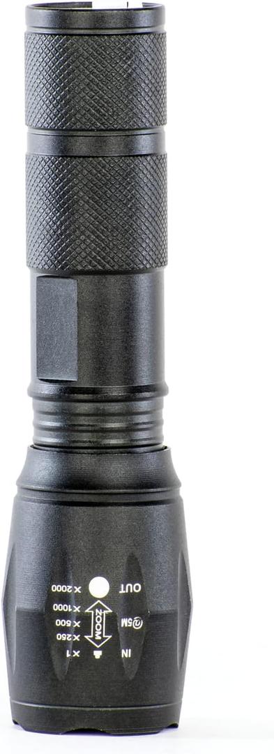 Dorcy 41-4379 200-Lumen Ultra HD Aluminum LED Rechargeable Flashlight with Power Bank