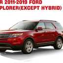 in-Channel Rain Guards for 2011-2019 Ford Explorer (Except Hybrid), Window Deflectors Window Visors for 2015 Ford Explorer Accessories, 4 Pcs