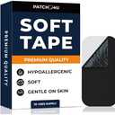 PATCH4U Soft Tape (Pack of 16) - Pain Free Removal, Hypoallergenic, Latex Free & Gentle On Skin - Packaging May Vary - Skin Friendly Adhesive Cotton Tape