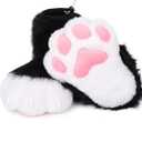 Cosplay Animal Cat Plastic Claws for Fursuit Feet Paw Shoes Furry Paw Slippers Adults Costume Accessories Set