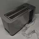 Mueller UltraToast Full Stainless Steel Toaster 4 Slice, Long Extra-Wide Slots for Bagels and Waffles, 6 Browning Levels, LED Display, Cancel/Defrost/Reheat Functions & Removable Tray, Kitchen Gadgets