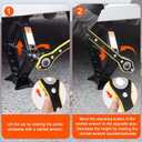 6 x Scissor Car Jack 2 Ton (4409 lbs) Tire Changing Kit with Lug Wrench - Emergency Kit for Car, SUV, MPV