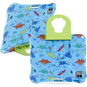 Dinosaur Compatible with iPad 10.2 Tablet Case for Kids Boy Light EVA Kids Friendly for iPad 9th 8th 7th Generation 10.2 Case with Handle Kickstand Kid-Proof Shockproof Cover for boy Gift (KL)