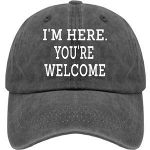 I'm Bob Doing Bob Things Caps Women Baseball Hat Pigment Black Mens Golf Hat Gifts for Him Hiking Caps (Black)