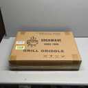 Nonstick Griddle for Gas Grill,Stainless Steel Griddle for Outdoor Gas & Charcoal Grills, 23" x16" Nonstick Coating FlatTop Insert Cooking Pan for Weber Charbroil Camp Chef Grill