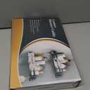 VOLPONE Shower Corner Shelf Caddy 2 Pack shower Organizer No Drill (adhesive mounting, no suction cup) Shower Storage Rust Proof Bathroom Corner Wall Shelf shampoo holder Silver