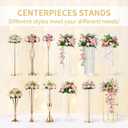 NUPTIO White Flower Centerpieces for Tables: 6 Pcs Artificial Flower Ball Arrangement for Wedding Party - 9.5 Inch Diameter Fake Floral Rose for Bridal Shower Decorations