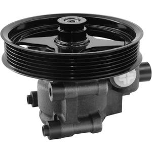 Power Steering Pump with Pulley 20-312P1 Compatible for 2003-2006 Ford Expedition Navigator 2004-2008 F-150 Lobo [4.6L 5.4L V8] Only
