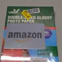 Uinkit Thick Photo Paper Glossy Double Sided 100 Sheets 8.5x11 Heavyweight 68lb 260gsm Inkjet Both Sides Printable 11.8mil A4 Letter size Flyer Bulk Pack 8.5 x 11 Card paper postcard postal A189