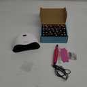 UV Light for Gel Nails-120W High-Power lmpara para uas with 36 LED Beads&365-405nm Dual Wavelength for Rapid Curing,No Dark Hands&Eye-Safe Design, Smart Sensor Tech,for Home&Salon Use in Sleek