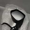 Left Driver Side Mirror Compatible With 2012 2013 2014 2015 Honda CIVIC With Manual Folding Power Glass Non-Heated Without Turn Signal White Replace#76252TR0A01(3Pins)