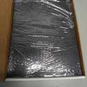 Hamilco Colored Cardstock Scrapbook Paper 8.5x11 Linen Textured Color Card Stock Paper Black 80 lb Cover 50 Pack