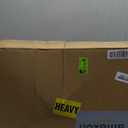 Anbte Folding Camping Table with Storage Net, 3ft Camping Table Aluminum Folding Table with 3 Adjustable Height Max 27.5 Inch Picnic Table Portable Table for Outdoor Backyard BBQ, Pure Black