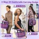 Katech Crochet Kit for Beginners, Beginner Crochet Kit for Adults-Crochet Kits Includes Crochet Hooks Knitting Bag Crochet Yarn for Crocheting Instruction Knitting Kit Crochet Supplies Gift