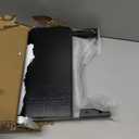 NUMENN 5 Tier Slim Bookshelf, Tall Bookcase Shelf Storage Organizer, Modern Book Shelf for Bedroom, Living Room and Home Office, Black