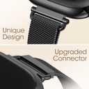 Ultra-Slim Milanese Loop Compatible with Apple Watch Band for women 42mm 41mm 40mm 38mm 46mm 45mm 44mm, 14mm Width Metal Mesh Strap with Strong Magnetic Lock, Lightweight Breathable Replacement Band for iWatch Series SE 11 10 9 8 7 6 5 4 3 2 1