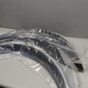 BLACKHORSE-RACING 4PCS Universal Fender Flares 2"/50mm Wide Body Kit Wheel Arches Durable PU