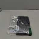 Bathroom Trays for Counter, Slicone Vanity Trays for Bathroom, Rectangle Sponge Holder for Kitchen Sink - Black (9.8" x 4.7")