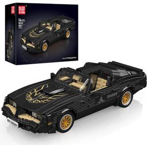 Mould King 10029 Car Model Toys MOC Bricks Collectible Sportscar Building Blocks, Racing Car Building Kits for Adult, Static Version 1,557 Pieces
