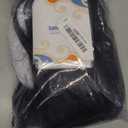 ColorGround Short Black Purple Cosplay Wig with 2 Buns for Halloween Party CostumeSmall Size