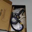 GERCHWAY Digital Tire Pressure Gauge with Inflator (3-200 PSI), Heavy Duty Air Chuck and Compressor Accessories with Swivel Air Chuck, Longer Hose, Large Display (0.1 Res)