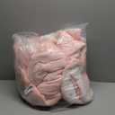 Tache Dusty Rose Blush Pink Throw Super Soft Warm Faux Fur with Ivory Sherpa Back Blanket - 90x90