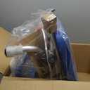 360 PU Padded Swivel Shower Chair-Bath Tub Transfer Bench, 20-25in Adjustable Height, Drop Arms & Anti-Rust Aluminum Shower Chair for Elderly and Disabled, Safety Bench for Bathtubs & Showers