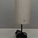 KPQ Small Bedside Lamp Touch Control Table Lamp with USB A+C Charging Ports & AC Outlet 3-Way Dimmable Nightstand Lamp with Linen Fabric Shade for Bedroom Living Room