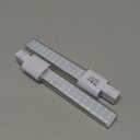 GX23 LED Light Bulb 6W Replacement 13W CFL LED Stick PL Bulb GX23-2 Pin Base, 3 Color Selectable 3000K/4200K/6000K 360 Beam, Driven by 120-277V and CFL Ballast, 2 Pack (3 Color, GX23 6W)