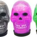 ArtCreativity Skull Head Noisy Putty Halloween Toys, Set of 24, Non-Candy Trick or Treat Supplies for Kids, Great as Halloween Party Favors, Halloween Goodie Bag Fillers, and Prank Toys, 4 Colors