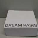 DREAM PAIRS Women's Knee High Riding Pirate Boots, Comfortable Low Chunky Heel Flat Motorcycle Buckle Boots for Women 8.5