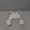 Tadpoles Super Soft Plush Sherpa Hat & Mittens Set, Ivory