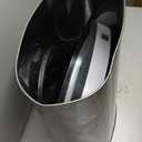 BestOffice | 13 Gallon Trash Can with Lid | Automatic Touchless Garbage Can | Odor Control | Modern Oval Design | Easy to Clean | Stainless Steel | Fits Any Kitchen, Bathroom, Office or Home