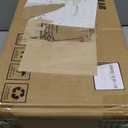 POLIVIAR Electric Gooseneck Kettle, 1350W Electric Tea Kettle Wood Pattern Handle, 34oz Pour Over Electric Kettle for Coffee & Tea, 18/8 Stainless Steel Inner, Temperature Control & Rapid Heating (White)