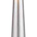 HPUFKOT Portable LED Table Lamp, 3-Levels Brightness Metal Desk Lamp,3 Color Touch Control Rechargeable Lamp, Ideal Bedside Lamp for Nightstand,Bedroom, Living Room (Silver)