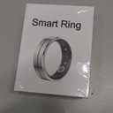 Smart Ring for Women & Men, Smart Ring Health Tracker, Blood Oxygen & Heart Rate Monitor, Long Lasting Battery Sleep Ring, Waterproof Fitness Ring (Silver, 8)