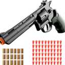 Toy Guns,Revolver Foam Soft Bullet,Revolver Toy, Toy Gun Foam Blaster, Educational Model Toys,Gifts for Ages 14+(Green)