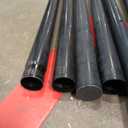 PIPE DECOR Black Steel Plumbing Pipe, 2 in. Dia. x 18 in. Pre-Cut Pipe Fits Standard 2 Inch Black Threaded Pipes, Nipples and Fittings, 4 Pack