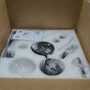 CROSSIO 20 Inch Wall Mount Fan, Adjustable Color Temperature and Brightness,6 Speed Wall Mounted Fan,360 Adjustable Tilt Plug in Ceiling Fan for Home,Warehouse, Patio,Garage