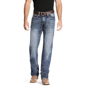 Ariat Men's M4 Low Rise Boot Cut Jeans (32W x 30L, Silverton)