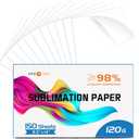 HTVRONT Sublimation Paper 8.5x14 inches - 150 Sheets Sublimation Paper Compatible with Inkjet Printer 120gsm