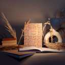 2 x Luxury Floral Reading Journal for Book Lovers - 60 Review Pages, Lay-Flat Binding,100 GSM Paper, Reading Tracker, Size A5 (5.8 x 8.3 inches), 145 Pages