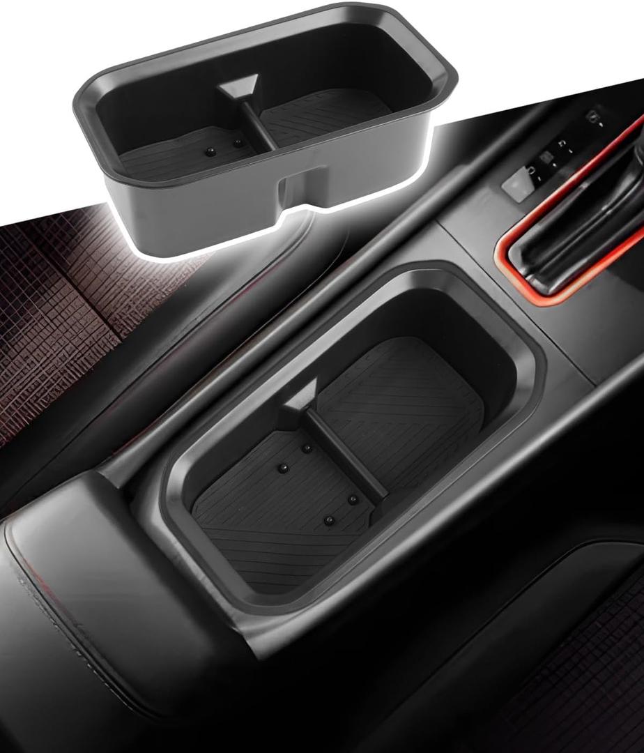 CDEFG for 2025 2026 Nissan Kicks Center Console Cup Holder Organizer Insert TPE Accessories