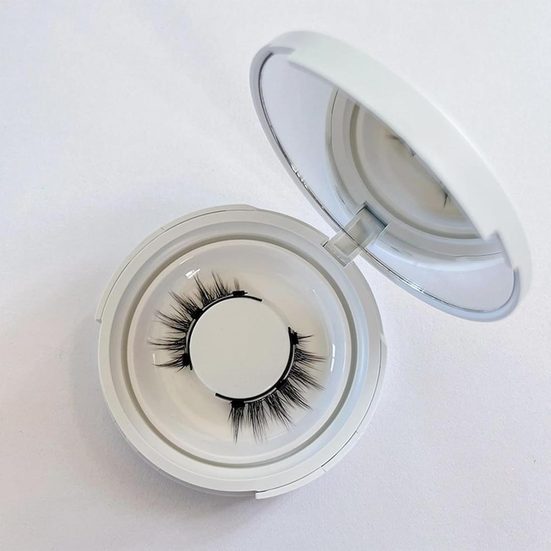 Glue-Free Magnetic Eyelashes With Applicator,Reusable Magnetic Eyelashes Natural Look,Easy To Wear And Remove Soft Lashes Kit (Fuller)(L10)