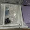 WLIVE Wide Dresser for Bedroom, 8 Drawer Chest of Drawers, Purple